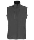 SOL'S Ladies Falcon Recycled Soft Shell Bodywarmer | Charcoal