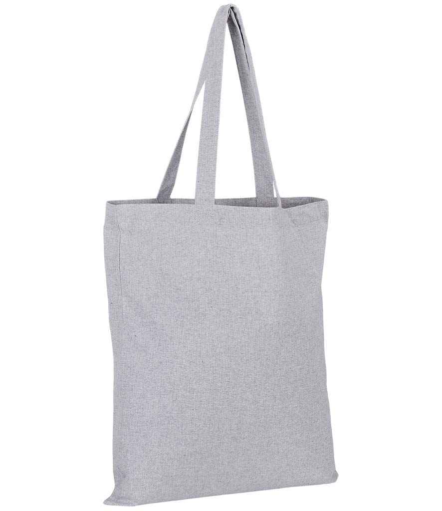 SOL'S Awake Recycled Tote Bag | Grey Marl