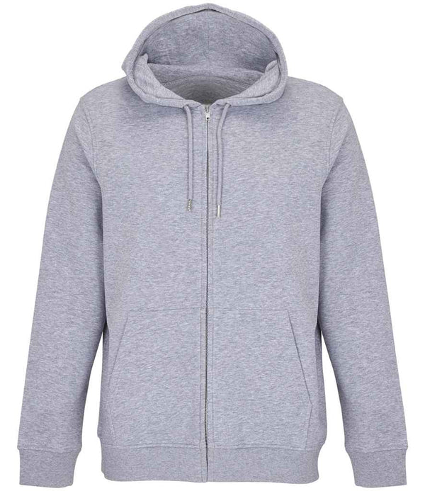 SOL'S Unisex Calipso Eco Friendly Full Zip Hoodie | Grey Marl