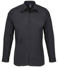 SOL'S Bailey Long Sleeve Poplin Shirt | Black