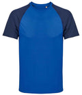 SOL'S Vortex Ripstop Performance T-Shirt | French Navy/Royal Blue
