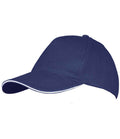 SOL'S Long Beach Cap | French Navy/White