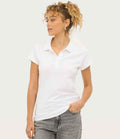 SOL'S Ladies Prescott Cotton Jersey Polo Shirt | White