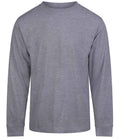 AWDis Long Sleeve 180 T-Shirt | Heather Grey