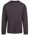 AWDis Long Sleeve 180 T-Shirt | Solid Charcoal