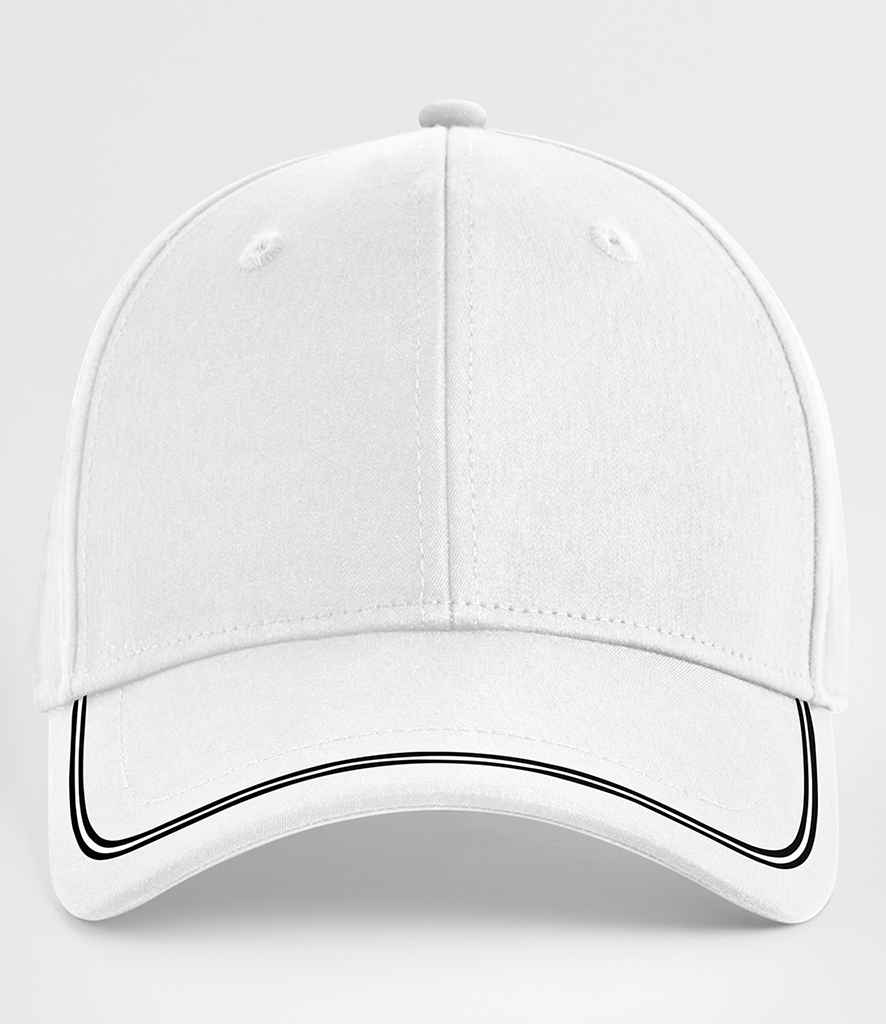 Beechfield Match Day Cap | White/Black
