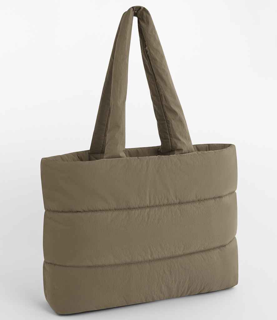 BagBase Quilted Tote Bag | Earthy Green