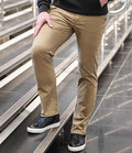 Brook Taverner Leo Slim Fit Chino Trousers | Tan