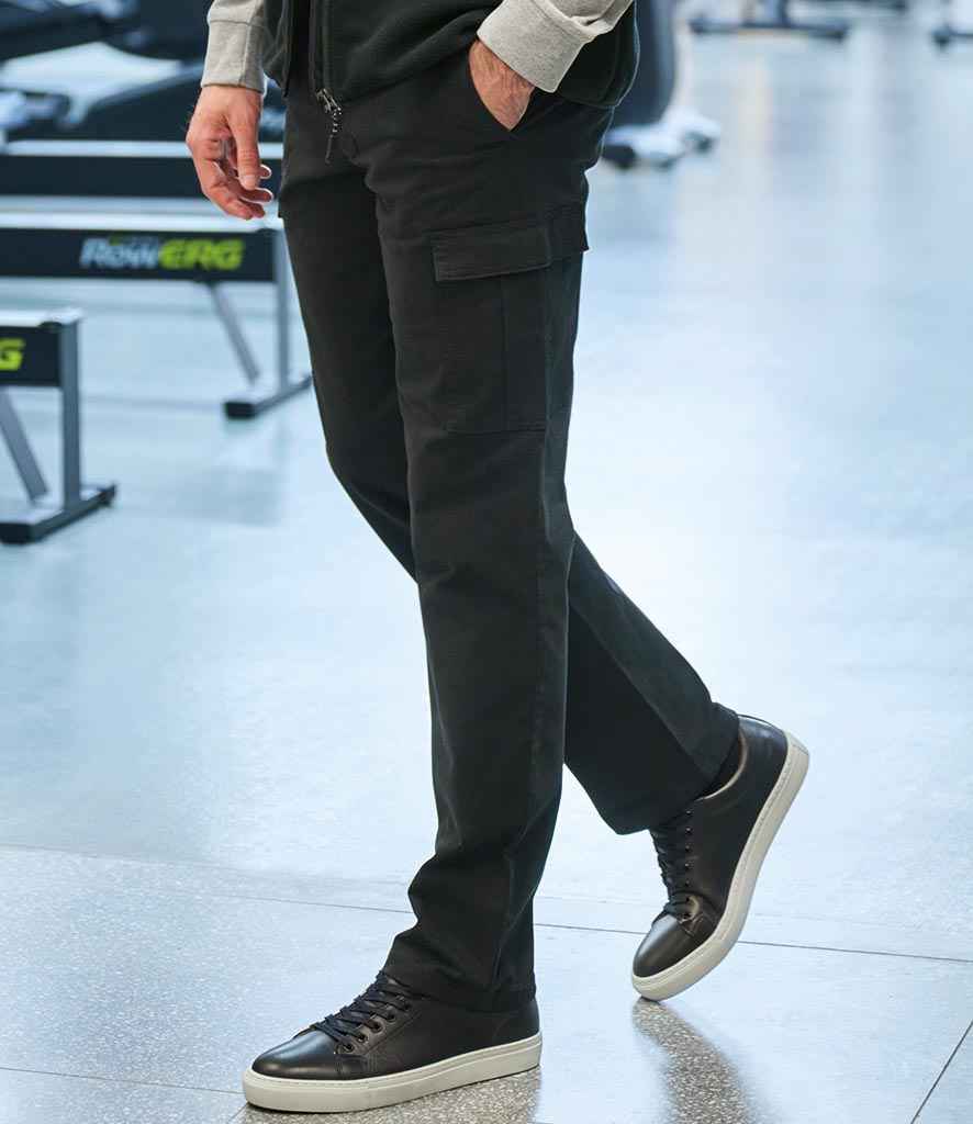 Brook Taverner Durham Chino Cargo Trousers | Black