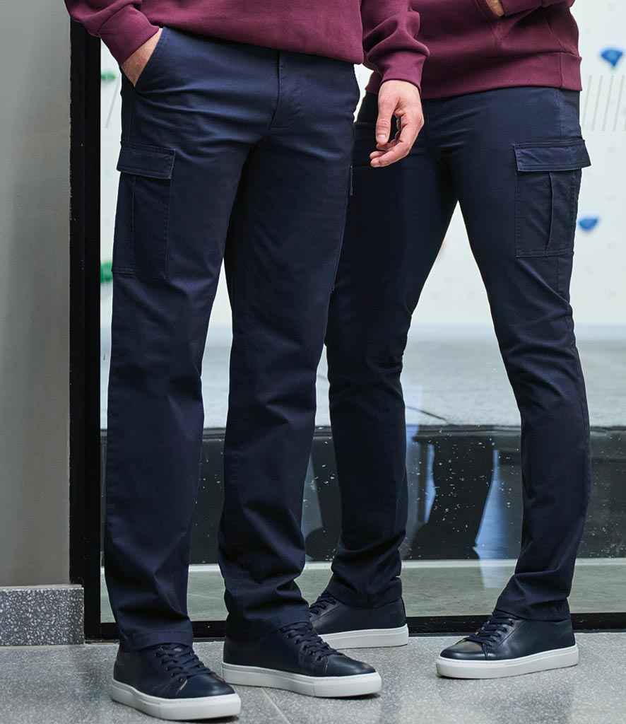 Brook Taverner Durham Chino Cargo Trousers | Navy