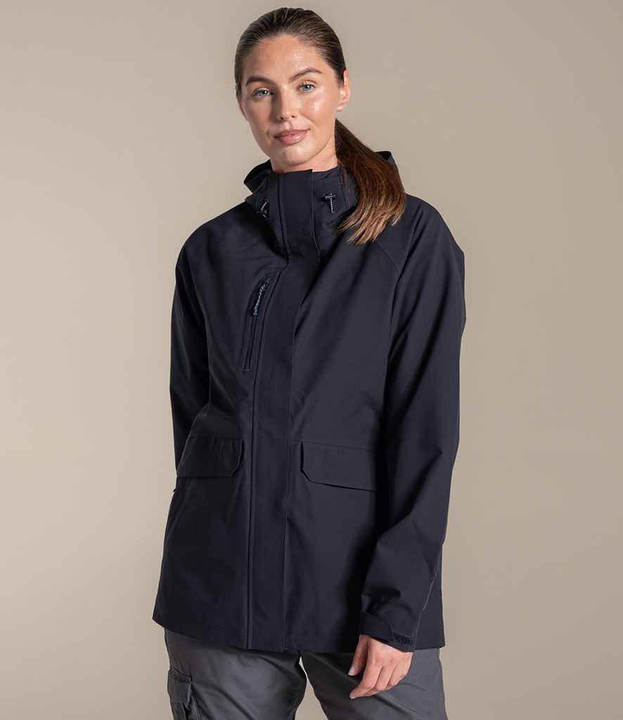 Craghoppers Expert Ladies Kiwi Pro Stretch Long Jacket | Navy