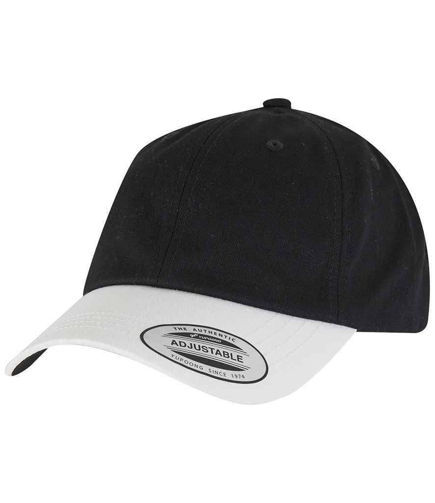 Flexfit Low Profile Two Toned Classic Cap | Black/White
