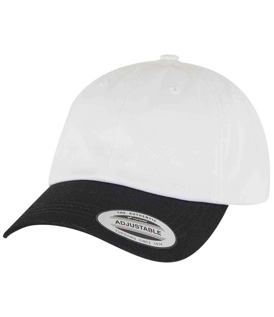 Flexfit Low Profile Two Toned Classic Cap | White/Black