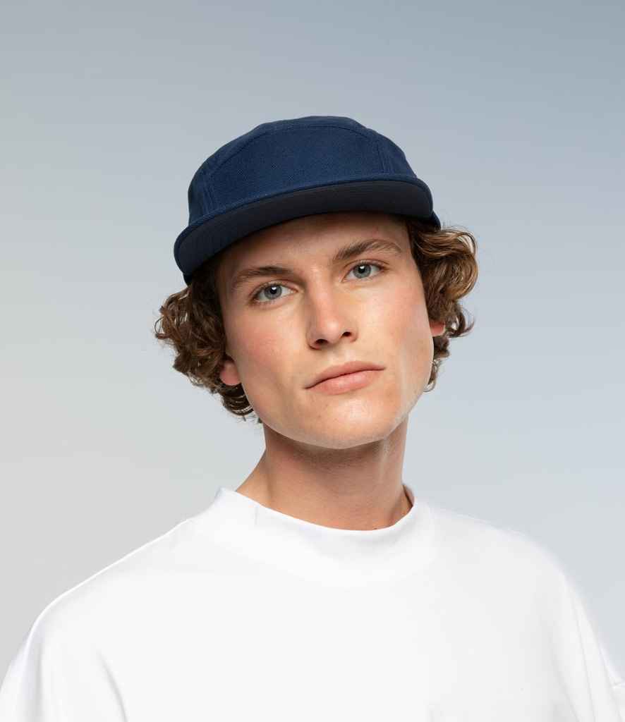 Flexfit Jockey Canvas Cap | Navy