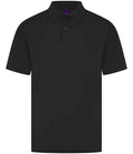 Plain black polo shirt ready for your logo — embroidery or print