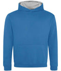 JH003B Sapphire Blue/Heather Grey Front