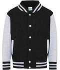 JH043B Jet Black/Heather Grey Front