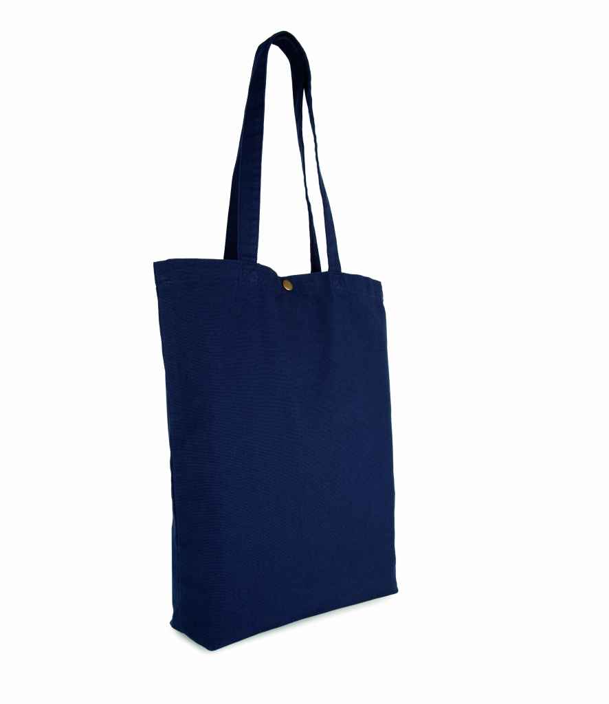 Kimood Washed Cotton Tote Bag | Washed Navy