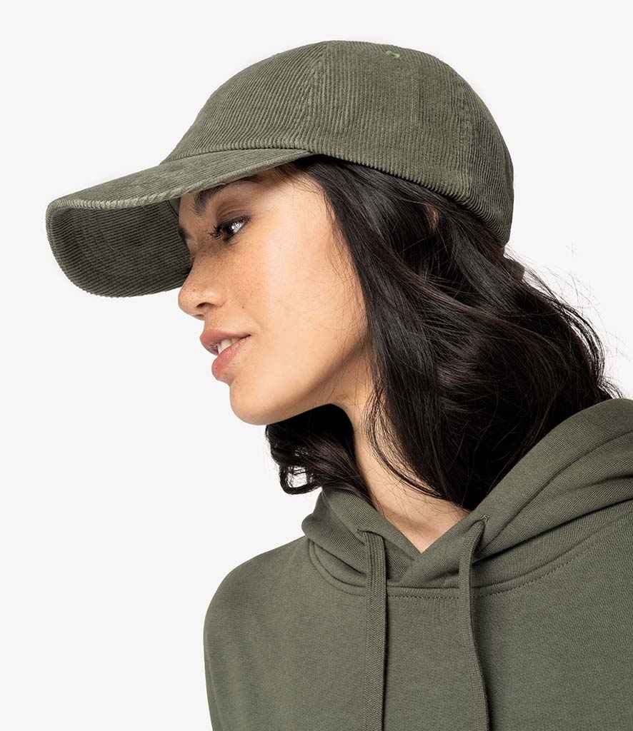 Native Spirit Corduroy 6 Panel Cap | Organic Khaki