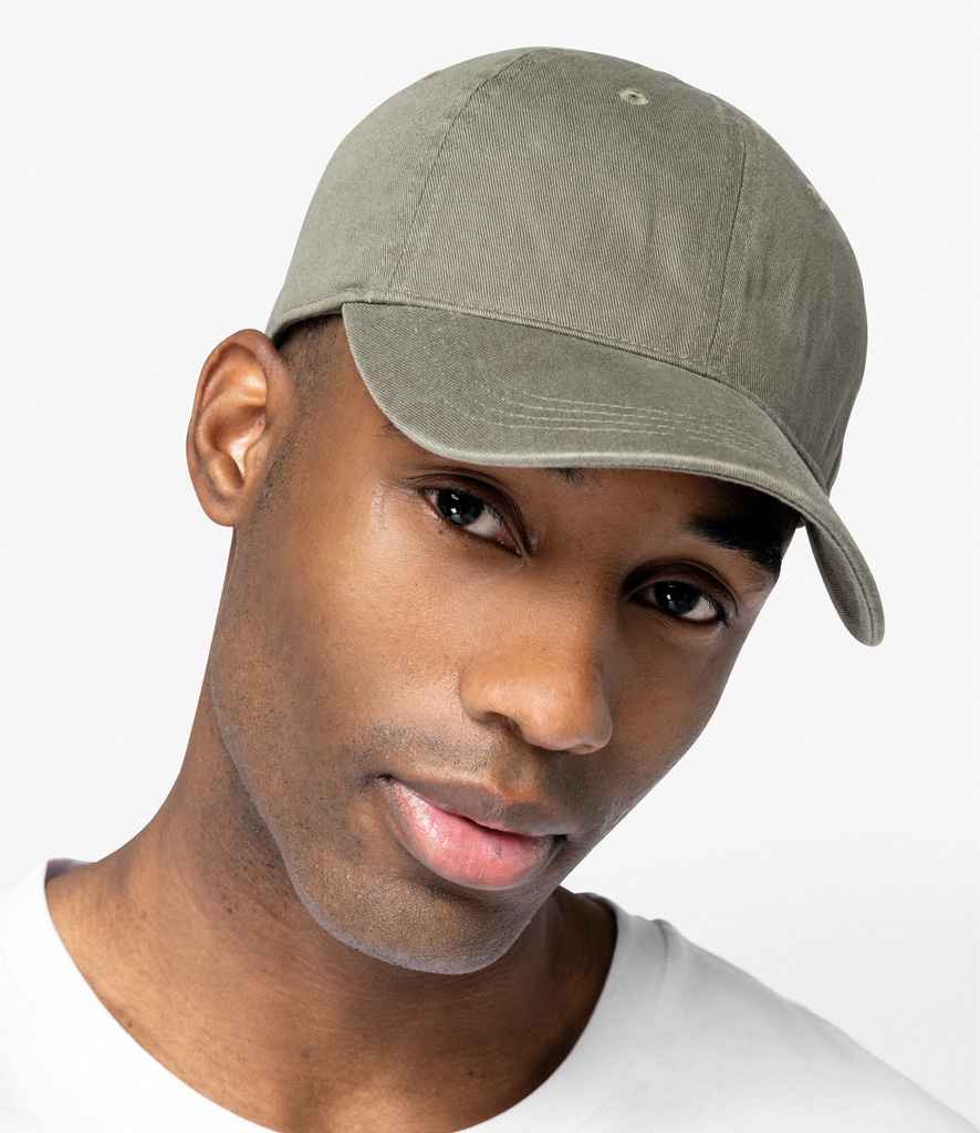 Native Spirit Faded Cap | Washed Organic Khaki
