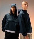 Native Spirit Unisex Waterproof 1/4 Zip Windbreaker | Navy