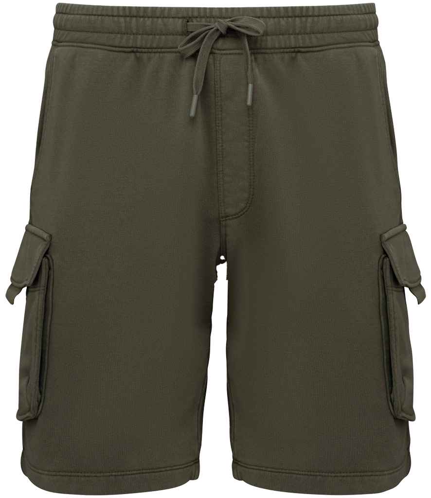 NS717 Washed Organic Khaki Front