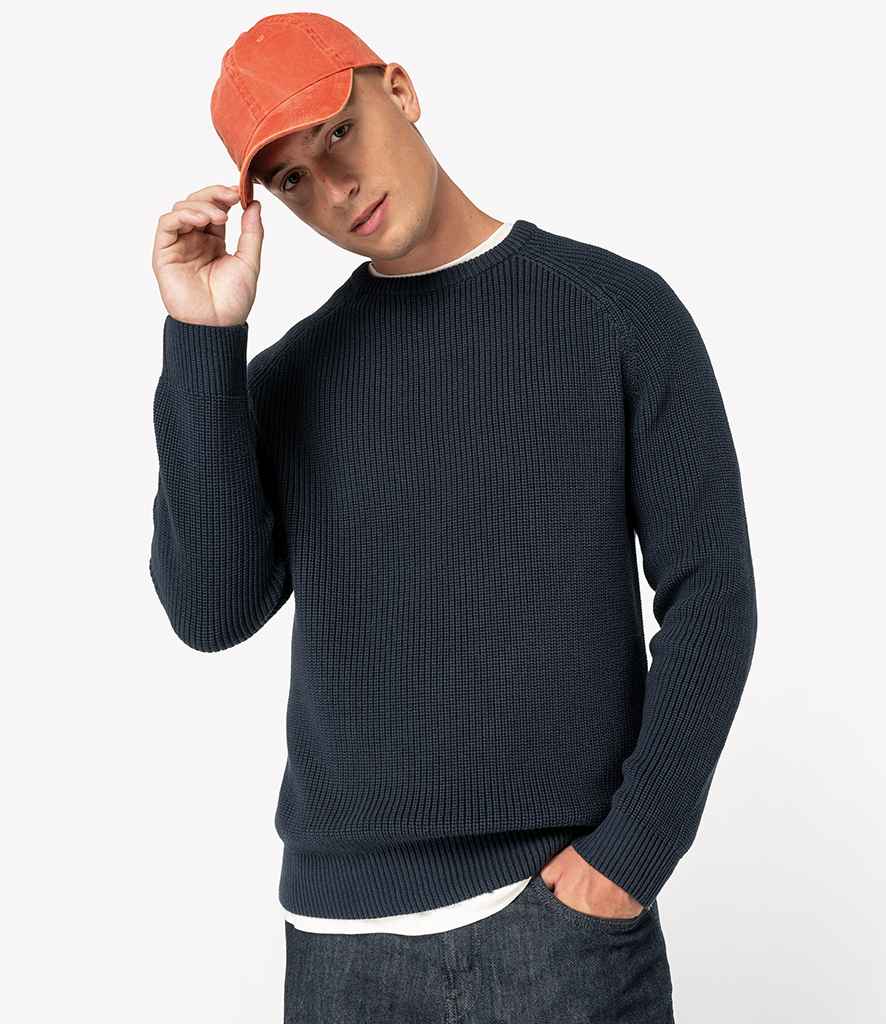 Native Spirit Chunky Knit Sweater | Navy
