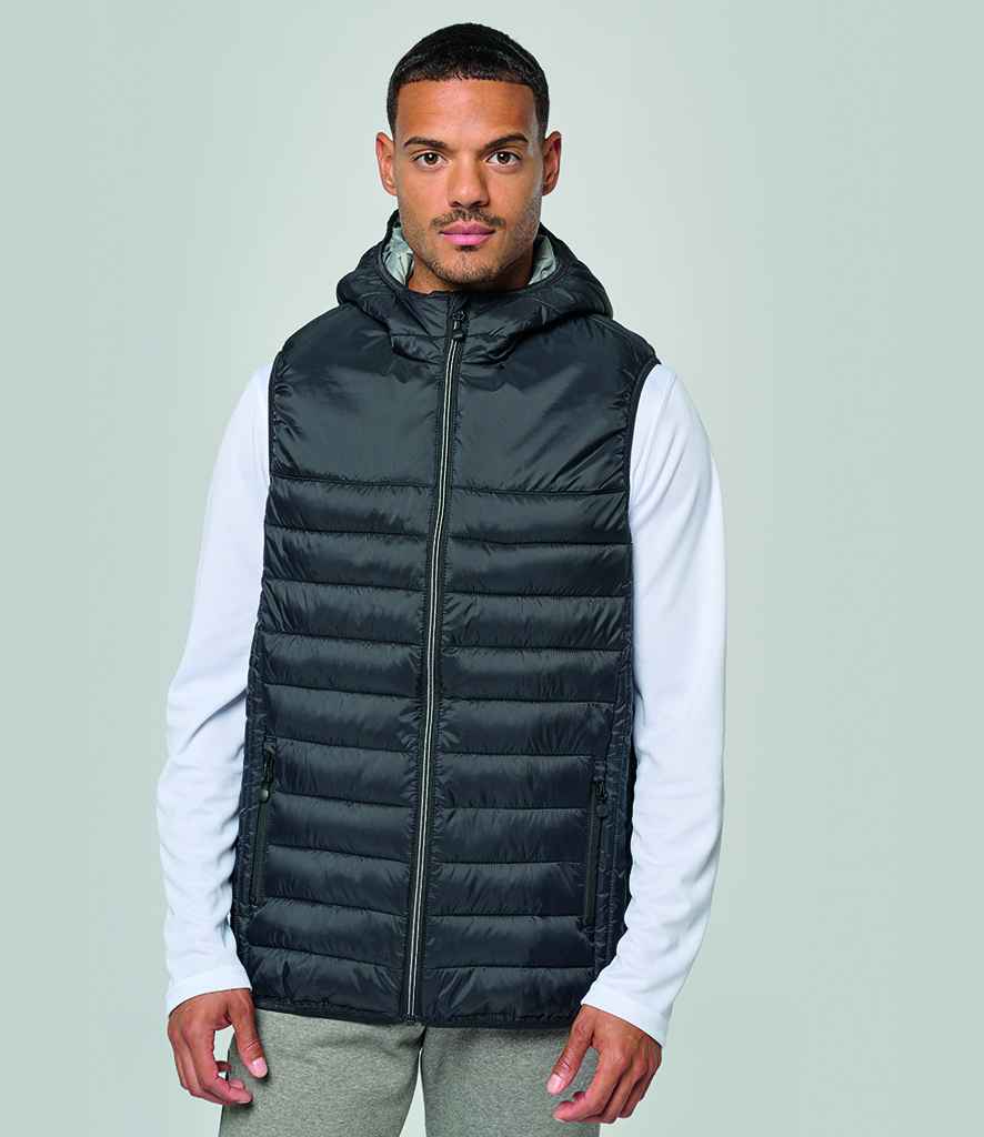 Proact Hooded Padded Bodywarmer | Black