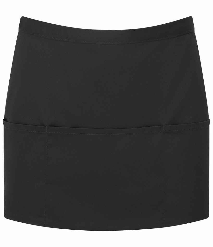Premier 'Colours' 3 Pocket Apron | Black