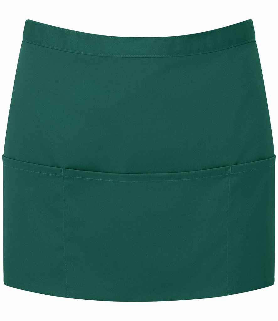 Premier 'Colours' 3 Pocket Apron | Bottle Green