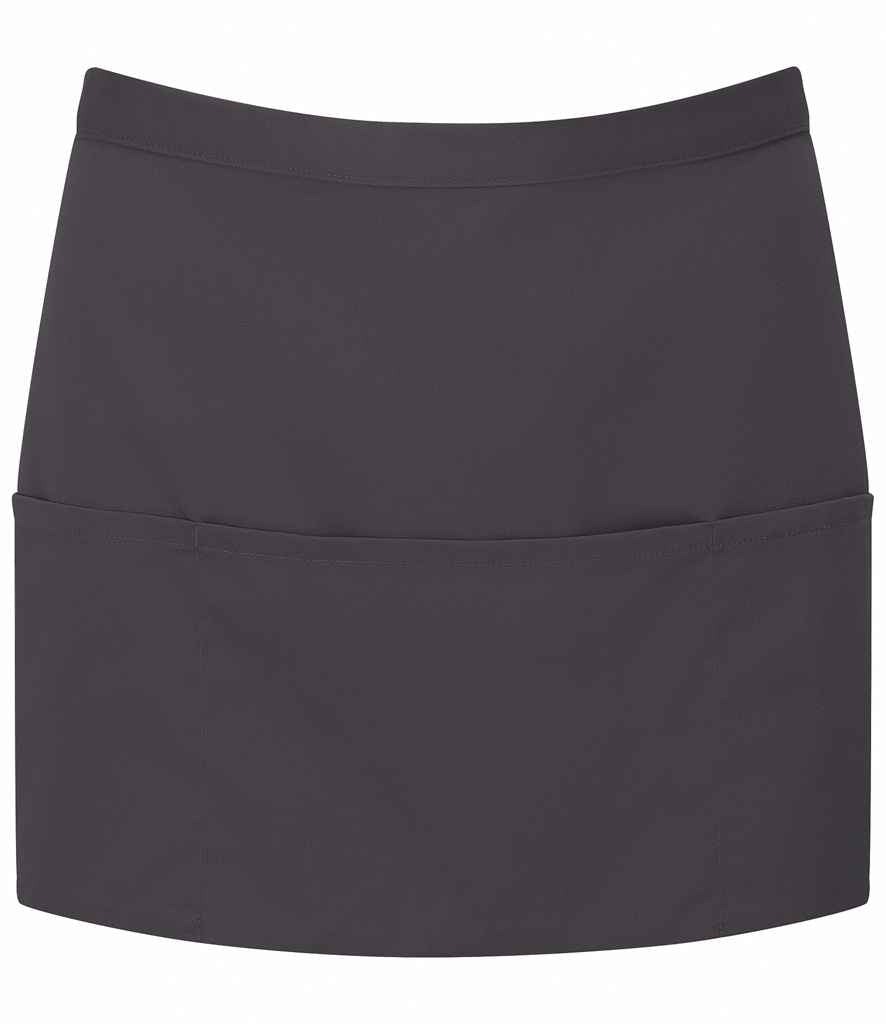 Premier 'Colours' 3 Pocket Apron | Charcoal