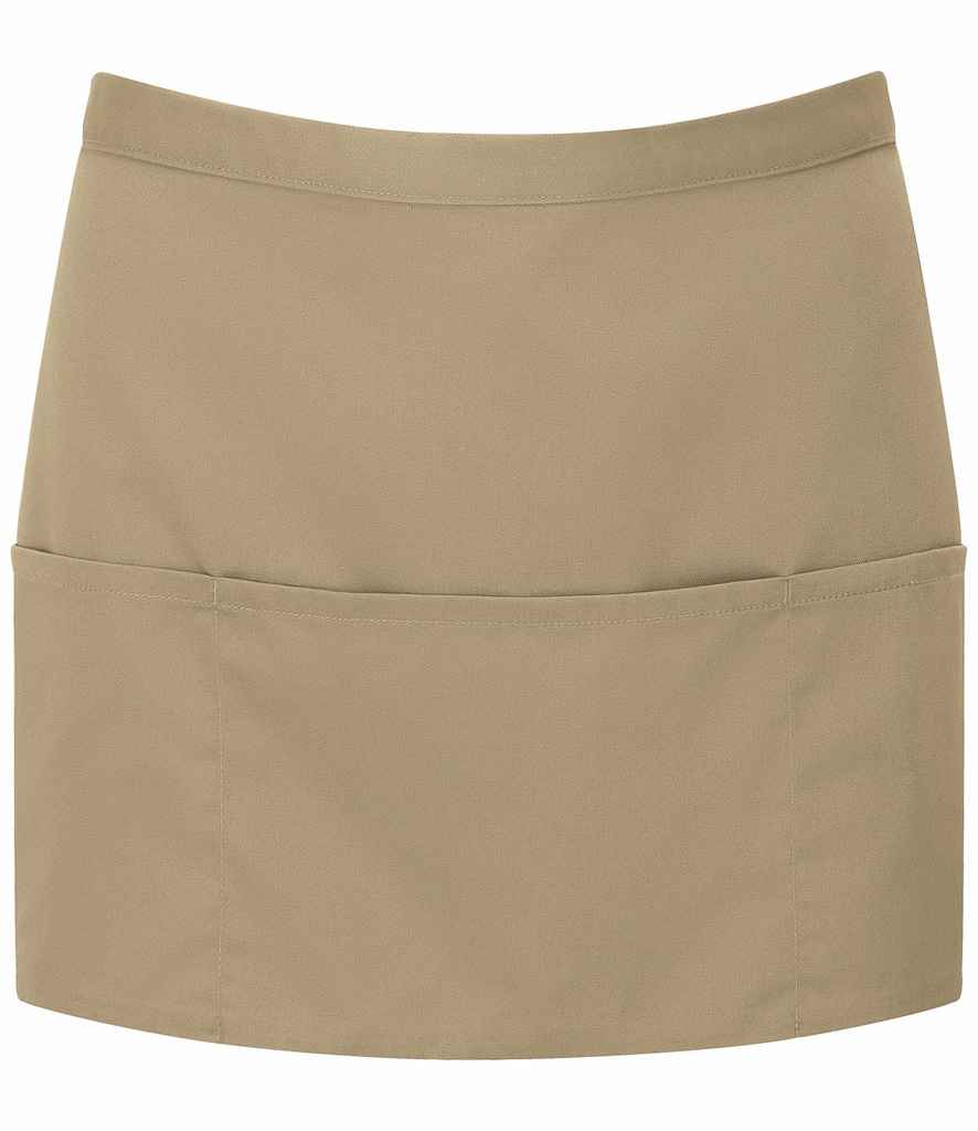 Premier 'Colours' 3 Pocket Apron | Khaki