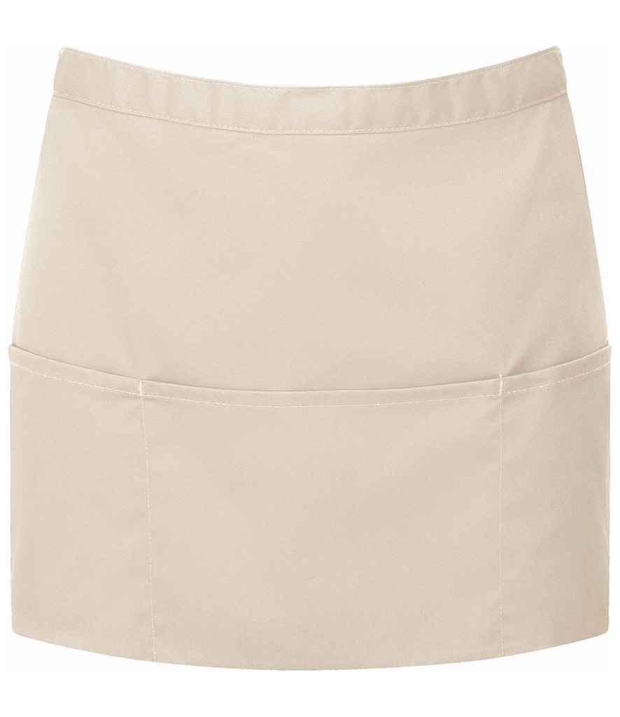 Premier 'Colours' 3 Pocket Apron | Natural