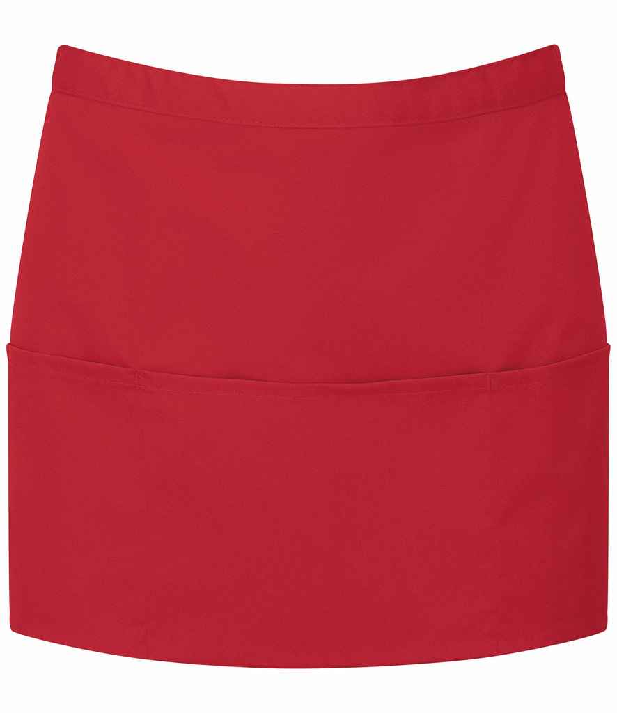 Premier 'Colours' 3 Pocket Apron | Red
