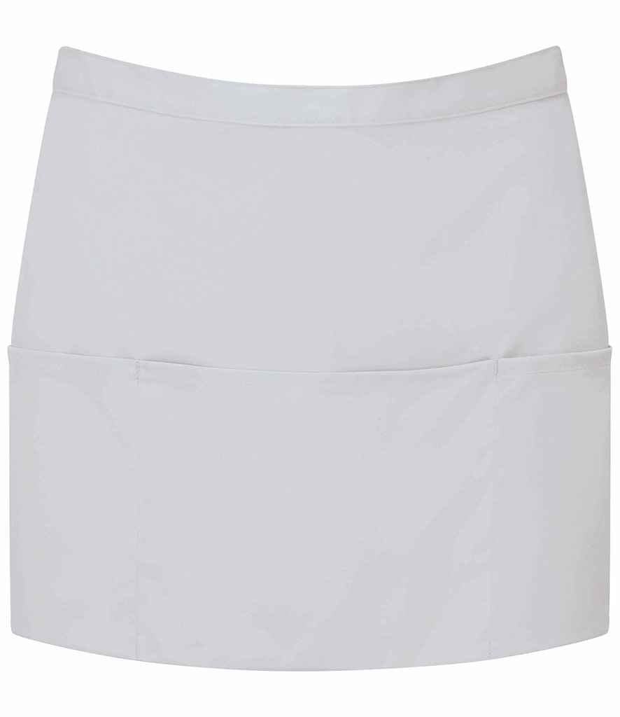 Premier 'Colours' 3 Pocket Apron | Silver