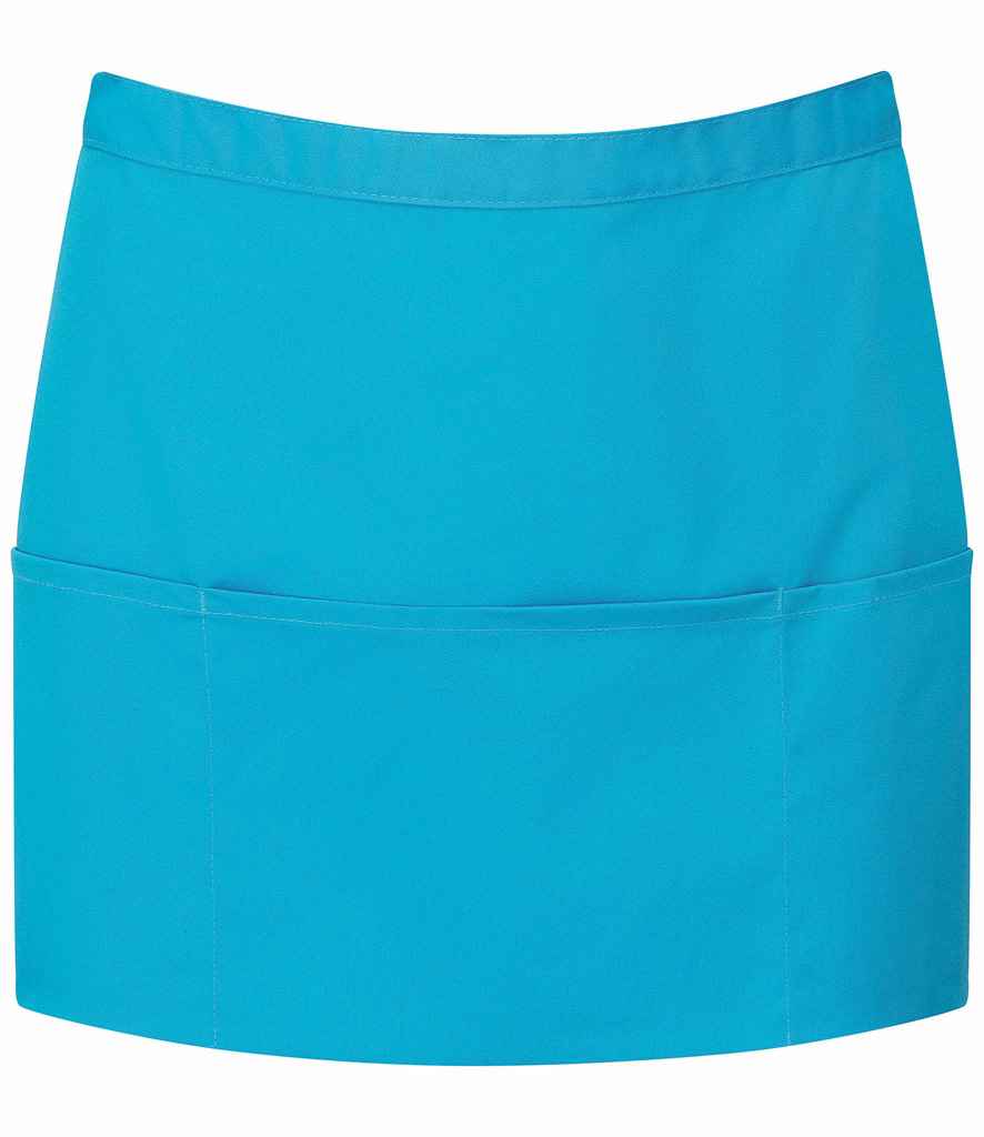 Premier 'Colours' 3 Pocket Apron | Turquoise Blue