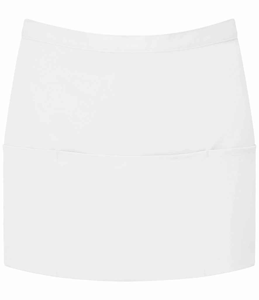 Premier 'Colours' 3 Pocket Apron | White