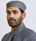 PR653 Grey Denim Model