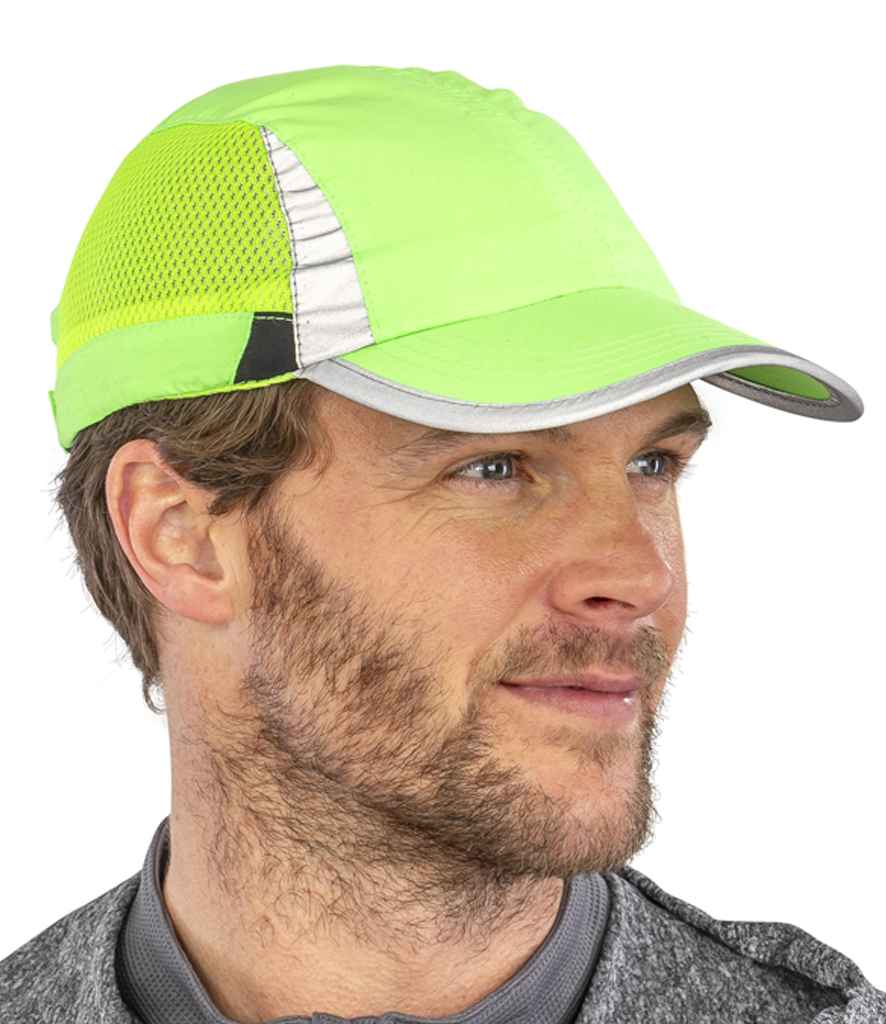 Spiro Sport Cap | Lime Green/Black