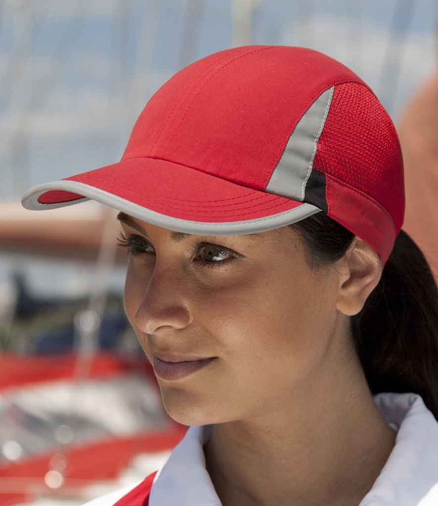 Spiro Sport Cap | Red/Black