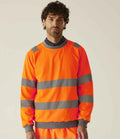 Regatta High Visibility Pro Contract Crew Neck Sweatshirt | Orange