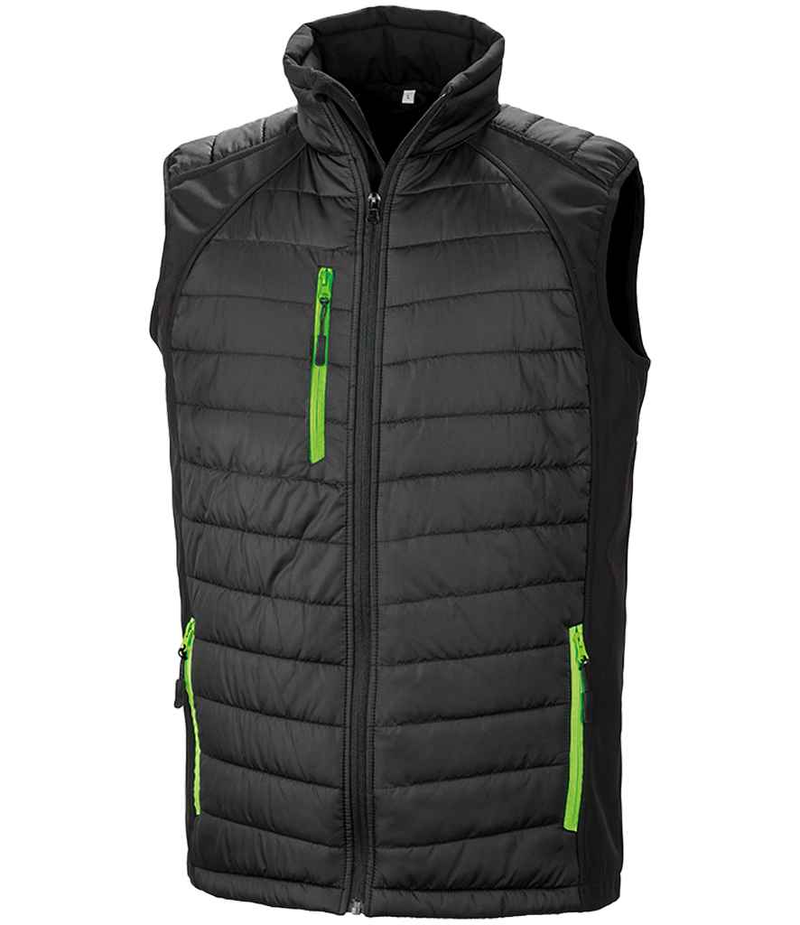 RS238 Black/Lime Green Front