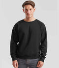 Fruit of the Loom Classic Raglan Sweatshirt | Black