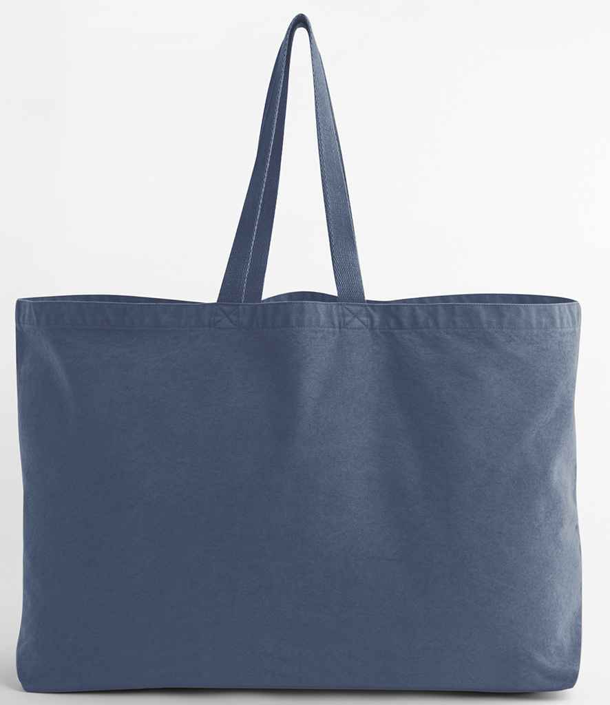 Westford Mill Garment Dyed Oversized Tote Bag | Vintage Denim