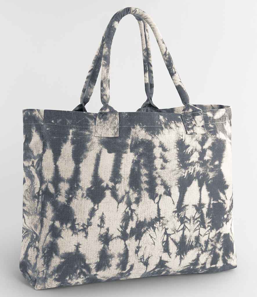 Westford Mill Tie Dye Canvas Tote Bag | Natural Black Tie Dye
